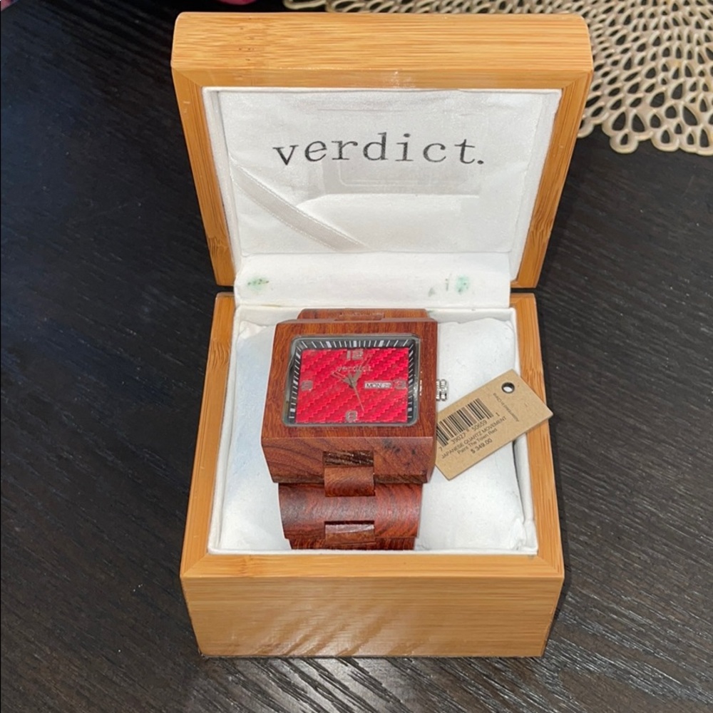 Brand New Never Worn Wood Link Watch